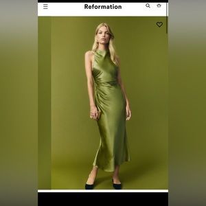 REFORMATION silk dress SIZE 4